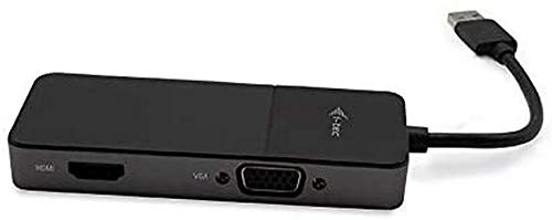 i-tec USB 3.0/USB-C Dual HDMI und VGA Video Adapter, Kompatibel mit Windows, MacOS, Android