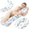 Totsy Baby Cojin Lactancia y Embarazo 190cm – Almohada para Dormir de Lado Descanso y relajación Ideal para futuras mamás Forma en C Oeko-Tex