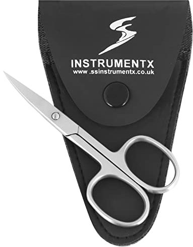 SS INSTRUMENTX Nagelschere, Lama Curva Professionale Maniküre Schere per Uomini e Donne, Nagelschere Fussnägel, Cuticole e Unghie Spesse