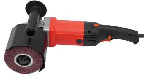 vinnyooc 1400 W Satiniermaschine Holz, Bürstenschleifer Schleifmaschine, Winkelschleifer Polieren Walzenschleif, Multifunktionsschleifer Polierwerkzeug
