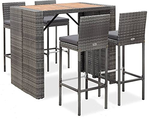 ShGaxin Jardinera de Acero Laminado en frío Negro 32x27,5x75 cm, Huerto Urbano Terraza, Jardineras Exterior, Jardineria Maceteros, Mesa De Cultivo, Huerto En Casa - 841571