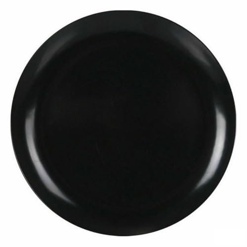 La Mediterránea Lot de 24 assiettes à dessert en mélamine anthracite 20 cm