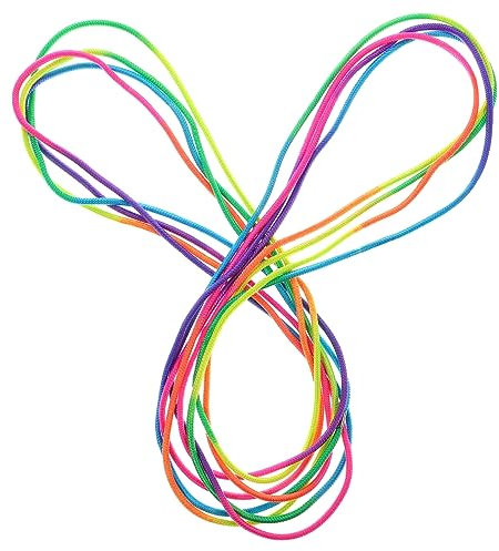 QUMIIRITY Cuerda Elástica De Chino para Niño Niña Al Aire De Material Resistente para Fiestas y Actividades Grupales