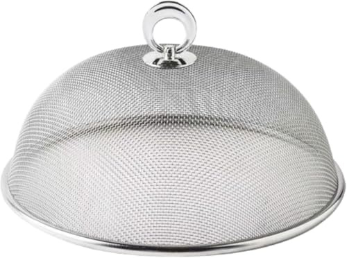 PRICE BEATER Stainless Steel Food Cover, Mesh Dome, Durable Construction, Easy To Clean, Portable And Lightweight, Multipurpose Kitchen Utensils, 24cm