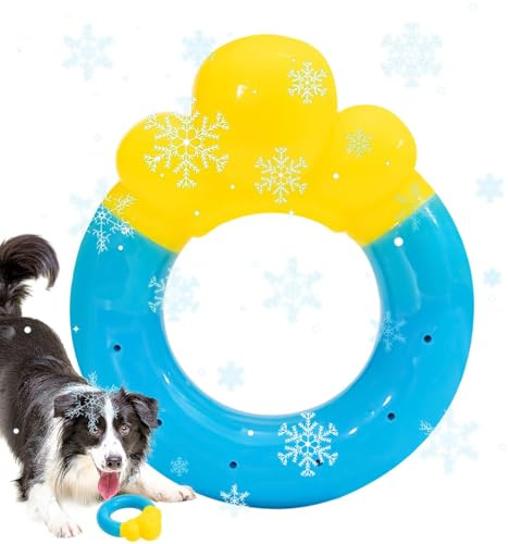 Mppchhn Hundepool Spielzeug - Erfrischungsspielzeug Für Hunde Bei | Haustier Abkühlung Donut Form Sommer Apportieren Training Garten Outdoor Strandpark Heißes Wetter