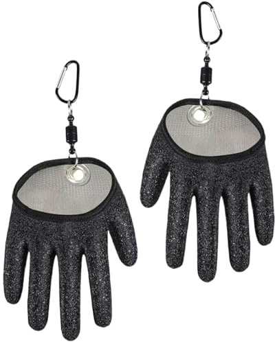 Fischerhandschuhe, Fäustlinge, Schutz gegen Einschlagen und Schnittschutz, schnittfeste Handschuhe mit Haken | zum Öffnen, Austern, Schneiden von Mandolin, Fleisch, Kajak, Wandern, Paddeln