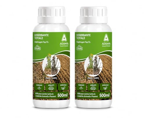 GLIPHOGAN TOP CL PFnPE Erbicida Sistemico Totale 500 ml, Diserbante a Base di Glifosato - Erbe Infestanti, Annuali e Perenni - Post emergenza - Uso in Orto, Giardino e Aree Non Coltivate (2)