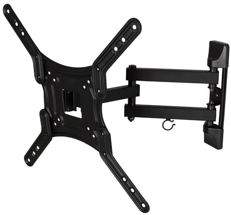 AVF TV Wall Mount Bracket - Universal VESA Multi-position Mount for TV & Monitor Screens 32 - 65 & 30kg - Tilt & Turn - Black - Long Extension - MP400