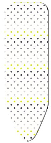 Minky Homecare SmartFit Ironing Board Cover and Pad with Thick Felt Backing for Smoother Ironing – 49 x 17 inches
