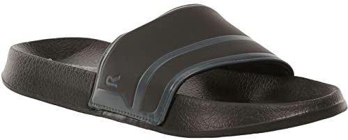 Regatta Mens Shift Lightweight Sliders - Black Ash - 8 UK