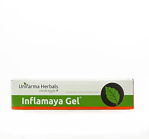 Unifarma Herbals- Inflamaya gel, contro il dolore articolare e muscolare provato effetto anti-infiammatorio