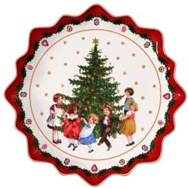 Villeroy & Boch 14-8332-2281 Plato para Galletas, 0.88 litros, Porcelain, carbón