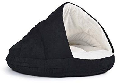 MyPado Hundehöhle außen schick, innen bequem, mit Dachstabilisierung, attraktive Farben, Füllung mit visco-elastischem Schaumstoff, Katzenhöhle