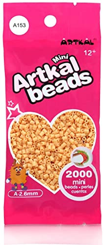 Artkal® MINI A Soft 2,6 mm Bügelperlen Beads / 2000 Stück / A153 Sahara Sand Steckperlen