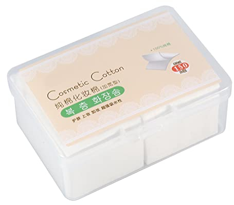 Wattepads Baumwolle Make-up Gesichtswattepads Runden für die Gesichtsreinigung Make-up-Entferner Feuchttücher Nagellackentferner Schönheit Körperpflege 150 Stück mit Box