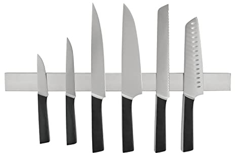METRO Professional Messerleiste, Edelstahl, 50 cm, magnetisch, Silber