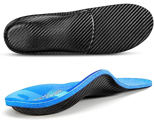 PCSsole Fersensporn Einlagen Orthopädische Einlegesohlen, Arch Support Schuheinlagen für Plattfuß, Plantar Fasciitis, Fersenschmerzen, über Pronation für Männer und Frauen, Blau (25CM)