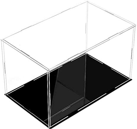 Milageto Transparente Vitrine für Modellautos und Sammlerstücke, 27 x 15 x 12 cm 1:35; einfache Montage