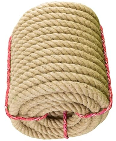 EPASHA Corda, Corda Spessa Naturale 20 Mm di Spessore Spago di Iuta Corda di Canapa Corde for Il Tiro alla Fune Paesaggistica Fai da Te (Dimensioni: 20MM 10M) (Size : 20MM 30M) (Color : 20MM 30M)