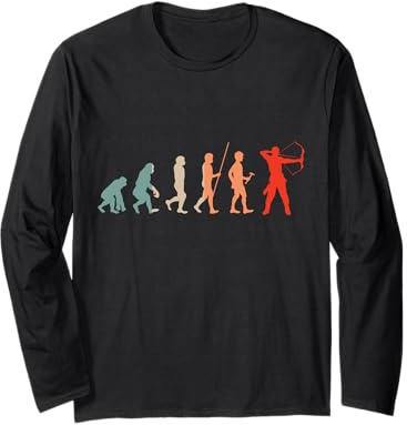 Bogenschießen Geschenk Schützenverein Bogen Pfeil Männer Langarmshirt