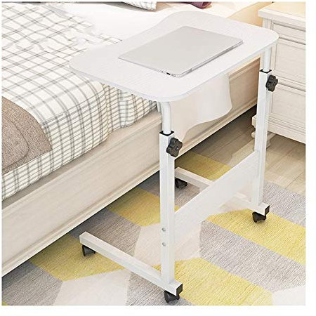Mobiler Überbett-Computertisch Days Überbetttisch, höhenverstellbarer, tragbarer und Stabiler Laptop-Schreibtisch mit Rollen, voll Verstellbarer Bett- und Stuhltisch, Tisch mit Rollen über d