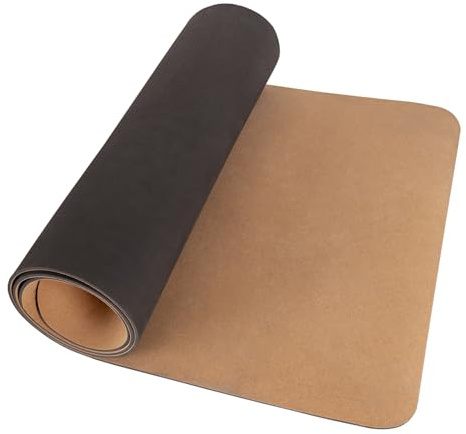 Selonis Tappetino Da Yoga In Sughero Superficie Antiscivolo Tappetino Da Fitness Struttura Naturale Durevole E Versatile Per Meditazione Esercizi E Relax, Naturale