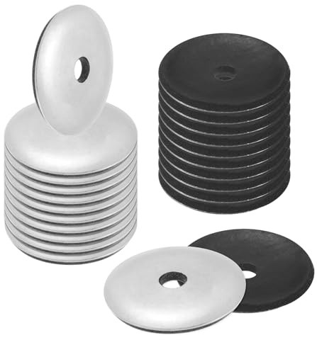 M METERXITY 50 Unidades Arandelas De Goma De Sellado Con EPDM, Acero Inoxidable 304#12 x 1-3/16OD Arandelas De Neopreno Para Pernos/Tornillos/Maquinaria/Barcos/Techos