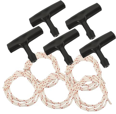 Operitacx 5Pcs Attic Ladder Pull Cord with Handle Durable Rope Puller for Garage Door Access High Performance Emergency Release Attachment Flexible and Practical Design