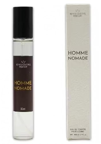 Homme Nomade, Men Eau de Toilette, Perfume de Equivalencia Colonia Equivalente para Hombre, 33 ml Fragancia Duradero, Elegante y Sofisticado R052