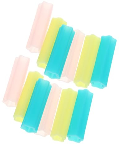 TOPPERFUN Coperture in Silicone per Forbicine Unghie e Cuticole 12 Pezzi Protezione Lama Facile da Conservare e Proteggere le Mani per Manicure