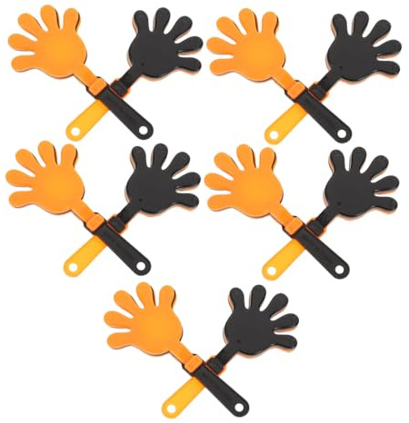 Lurrose 10pcs Reusable Hand Clapper Clapping Hands Noise Making Percussion Festival Party for Sporting Events Clapping