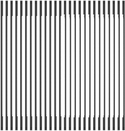 26 Stück Dekupiersägeblatt 165mm Dekupiersägeblätter mit Stift 15/24 Zähne Elektrowerkzeugzubehör Standard Feinschnitt Sägeblätter Schneiden Sägenblätt für Holz Metall Plastik Leder(26 Stück)