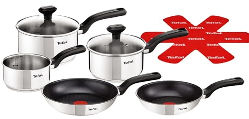 Tefal Comfort Max, Lot de 11 pièces, Garantie de 10 ans, Acier inoxydable de qualité supérieure, Revêtement antiadhésif, G726SB04