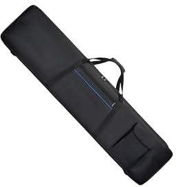 lopituwe Bolsa para teclado de 88 teclas con interior acolchado suave. Transporte seguro de piano eléctrico. Ideal para conciertos. Mochila para teclado 88 teclas, Negro, Pequeño