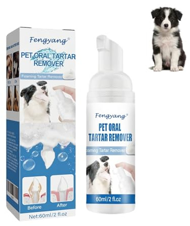Fengyang® Tandspray för hundar och katter, färsk spray för husdjur, minskar tarrbildning, eliminerar tandsten, frisk andedräkt och friskt tandkött