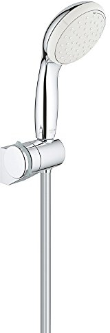Grohe Tempesta 100 - Conjunto de Ducha con Soporte, Teleducha 2 Chorros, Color Cromo (Ref.2760110E)
