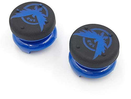 2 x High Extender Analog Thumbsticks Cap Thumb Stick Grips Joystick Cap Cover for Playstation 4 for PS4 Xbox 360 PS3 Controller (Dark Blue Eagle)