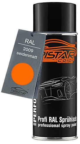 TRISTARcolor RAL 2009 Verkehrsorange Spraydose 400 ml seidenmatt schnelltrocknend