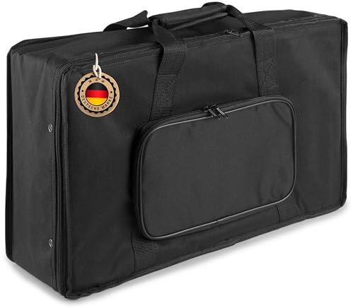 ETEC Professional Softcase Transporttasche für 6X Akku LED Par Scheinwerfer E412 - Tragbare Soft Bag für Party DJ Effekte, Bühne und Veranstaltung