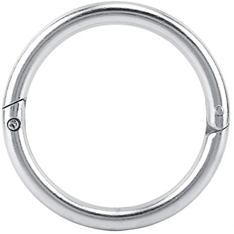 Aukson Bull Nose Ring, Rostfreier Edelstahl Nasenring Viehzuchtzubehör(Medium)