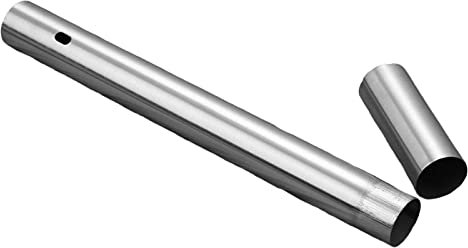 LOVIVER Herramienta de Almacenamiento de brochetas Kabob portátil de Material Acero Inoxidable, Palos de Parrilla Reutilizables, Tenedor Plano para, utensilio, 3cm 35cm