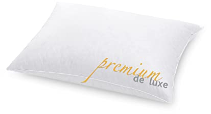 Hanskruchen Premium de Luxe Trösterchen Daunenkissen 40x60 cm - Made in Germany Daunen Kuschelkissen aus 100% Baumwolle - 90% Daunen 10% Federn Kopfkissen für Allergiker