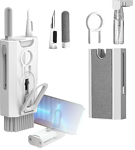 8 in 1 Tastatur Reinigungsset Reinigungsbürste für Tastatur, Tastaturreiniger mit Bürste, Screen Cleaner,Multifunktionales Reinigungsset für Kopfhörer, Tastatur, Laptop, Telefon
