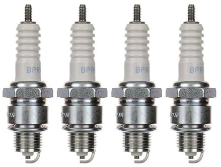 4x Zündkerze BPR8HS – Zündkerzen Set für Motorrad, Roller & Scooter – passend für Yamaha Beluga 125, Rivero SP-2 50 2T, u.v.m.