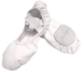 Capezio Stella - Scarpe da Balletto in Tela, 9,5 m, Colore: Bianco