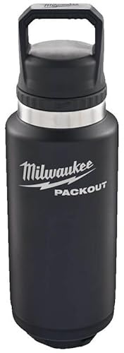 Milwaukee Packout 4932493468 Trinkflasche, 1065 ml, Schwarz