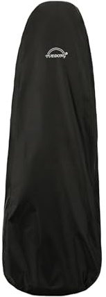 Luwecf Copertura Antipioggia per Violino, Borsa Protettiva Multiuso con Tracolla, Impermeabile, Prova di Polvere, Copertina di Violino Morbido Borse, Pieghevole e Portatile, Triangolo Nero