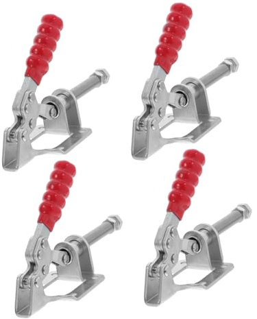 jojofuny 4pièces Pinces à Genouillère Pour Travail Du Outils De Menuiserie Pinces Haute Résistance Pour Projets De Serrage Manuel