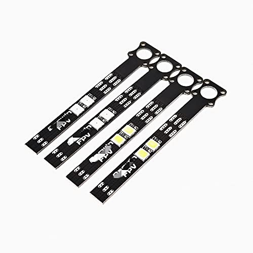 DarwinFPV Baby Ape 3 Zoll 142 mm Radstand Quadrocopter Carbonrahmen-Kit kompatibel mit 25,5 x 25,5 Flight Controller ESC FPV Racing Drone(4PCS LED)