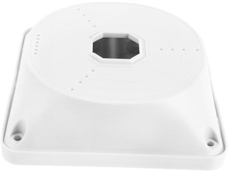 Kamerahalterung mit Kabelbox aus Kunststoff für Außenbereiche Weiß | Kabelmanagement für Kabel und Kamera, Vielseitig Einsetzbar, Einfache Installation, Wohn und Gewerbebereiche